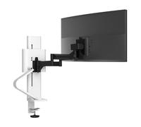 Ergotron Trace™ - Brazo de Monitor único, Soporte de Escritorio VESA - para monitores de hasta 38 Pulgadas, 6.9 a 22 Libras, Color Blanco