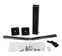 Ergotron WorkFit Dual Monitor Kit - Kit de montaje para 2 pantallas LCD - negro - Tamaño de pantalla: hasta 24"