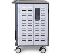 Ergotron Zip40 - Carro de Carga y gestión para 40 Tablets y portátiles (con Cerradura), Color Gris y Blanco