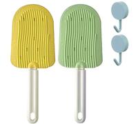 ERGRFHNL Cat Tongue Comb, Celery Pets Cat Tongue Comb, Cat Tongue Brush, Cat Brushes For Indoor Cats, Cat Brush For Shedding, Cat Comb For Shedding (Green+Yellow)