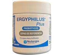 Ergyphilus Plus Suplemento Probiótico 30 Cápsulas | Natural con L. rhamnosus GG, Apoyo Equilibrio Digestivo y Flora Intestinal, Vegano, Sin Gluten, Sin Lactosa, Sin Soja