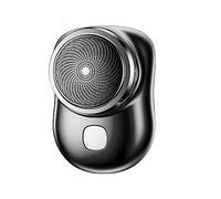 Erhigher Maquinilla de afeitar eléctrica para hombre, recargable por USB, de bajo ruido, de alta velocidad, mini afeitadora, portátil, tamaño de bolsillo, afeitadora portátil para barba húmeda y seca