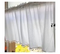 ERHTGUO 1 Pieza de Cortinas Cortas Color for Cocina, algodón, for Puerta Armario Vino, Ventana, pequeñas, for(Color-B)