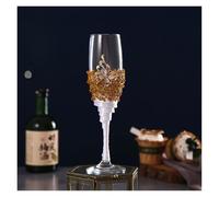 ERHTGUO 2 Pc Party Matching Glasses Wedding Supplies Champagne Stemware Wine Beautiful Dress(Style 010)