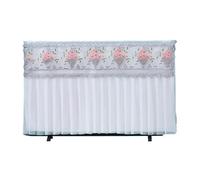 ERHTGUO Embroidered Lace Television Dust Cover Soft Fabric Computer Monitor Protection Household Printed Flower TV Home Decoration(Style 09,60inch 135x78cm)