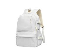 ERHTGUO Large Capacity Travel 15.6 Inch Laptop Backpack For Man Women's Waterproof Casual Nylon Teenagers College School Bag Male(Oxford-Sea Salt Grey)