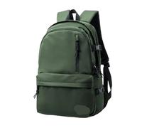 ERHTGUO Large Capacity Travel 15.6 Inch Laptop Backpack For Man Women's Waterproof Casual Nylon Teenagers College School Bag Male(Dark Green)
