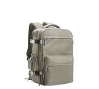 ERHTGUO Men Women Air Vacuum Compression Travel Backpack 15.6in Laptop, Clothing Storage Bag，40x20x25 Cabin Bag(Brown,with Pump)