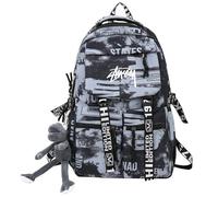 ERHTGUO Mochila escolar de moda Fengdong for adolescentes, mochila fresca, viaje ligera impermeable, grande for la universidad(Blue)
