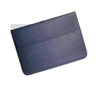 ERHTGUO PU Leather Men's And Women's Laptop Case Bag 13/15 English Computer Stand(15in-royal a)