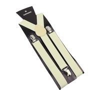 ERHTGUO Solid Color Elastic Leather Suspenders Braces Men Women Black Red Adjustable Straps For Wedding Suit Skirt Accessories(BraceSolid-A16)