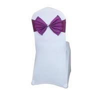 ERHTGUO Spandex Bands Butterfly Suitable For Wedding Birthday Party Reception Banquet Event Decorations(Purple Red)