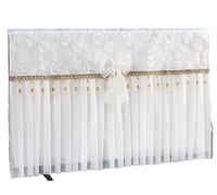 ERHTGUO TV Cover Dust Lace 55 Inch 65 75 Hanging Cloth For Home Use(Color-07,124x72cm)