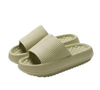 ERHTGUO Zapatillas de nube con plataforma gruesa for mujer, suela suave EVA, chanclas playa verano, antideslizantes(Color4,40-41)