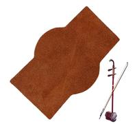 Erhu - Alfombrilla antideslizante Erhu Pad Accessories, Cowhide Erhu Non-Slip Mat, Cowhide Brown Erhu Mats with Adhesive - Musical Instrument Erhu Accessory for Erhu Player