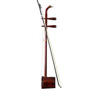 Erhu Chino Clásico Étnico Pterocarpus Striata Erhu Huqin Principiante Adulto Tocando Una Bolsa de Almacenamiento de Instrumentos de Violín de 2 Cuerdas + Accesorios (Color: Rojo Tamaño: 82,513,2 cm)