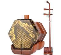 Erhu Chino de 2 Cuerdas Violín Los instrumentos musicales populares tallados a mano son seguros y respetuosos con el medio ambiente