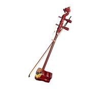 Erhu chino, Erhu chino con cabeza de dragón de palisandro y estuche, eje de piano de palisandro pulido a mano.