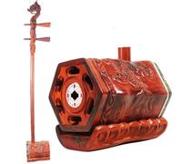 Erhu chino, Erhu de dragón tallado en madera de sándalo rojo, instrumentos de cuerda chinos