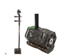 Erhu chino, Erhu de dragón tallado en sándalo negro, instrumentos de cuerda chinos