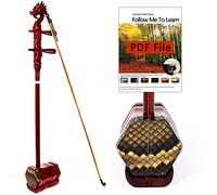 Erhu chino, Erhu de sándalo morado, instrumento de violín chino de dos cuerdas con cabeza de dragón