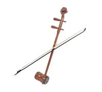 Erhu chino, Erhu tradicional chino con cabeza de dragón tallada en palisandro de 88 cm con accesorios completos for principiantes