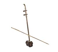 Erhu chino, Erhu tradicional chino hexagonal de sándalo negro con accesorios, 81 x 13 cm