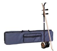 Erhu Chino Instrumento De Cuerda Folklórico De China Erhu Hexagonal Tradicional De Ébano Profesional Con Arco De Cola De Caballo Blanco