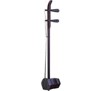 Erhu Chino Tradicional étnico Ébano Jing Erhu Acompañamiento Profesional 2 Cuerdas Violín Huqin Instrumento (Color : Negro Tamaño: 7112.59.7cm)