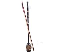 Erhu Chino tradicional étnico hecho a mano caoba erhu principiante adulto prueba 2 cuerdas instrumento de violín mecánico eje de cobre (Color : color oscuro)