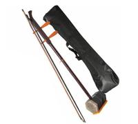 Erhu chino, Violín Erhu de dos cuerdas hexagonal de madera maciza, instrumento musical nacional con bolsa de transporte
