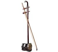 Erhu Instrumento Erhu tradicional chino de caoba para principiantes y adultos que practican tocar el violín nacional de 2 cuerdas bolsa de almacenamiento Huqin + accesorios básicos (color: rojo oscuro