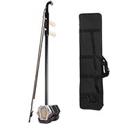 Erhu, Violín Erhu tradicional chino de dos cuerdas con estuche instrumento Erhu de arco de madera maciza