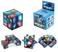 ERHUO Traje Star Cube, Star Cube mágico en Dos en uno, Cubo de Rompecabezas 3D, Cubo de Velocidad, Cubo de transformación para niños y Adultos