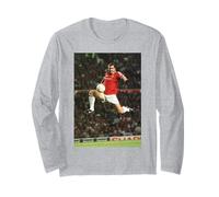 Eric Cantona Leap Copa Mundial de Fútbol del Manchester United Manga Larga