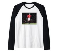 Eric Cantona Man Utd Francia Copa Mundial de Fútbol 1996 Camiseta Manga Raglan