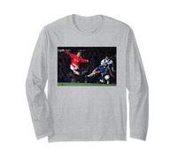 Eric Cantona Manchester Utd League Cuartos de Final Fútbol Manga Larga