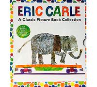 Eric Carle: A Classic Picture 6 Books Collection Set With Two-Sided Poster Inside! (1, 2, 3 to the Zoo: A Counting Book, Today Is Monday, Slowly, Slowly, Slowly, Said the Sloth, Little Cloud & More…)
