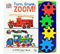 Eric Carle Turn Crank Zoom Go Go Gear Book: A Stem Gear Book (World of Eric Carle)