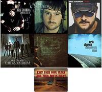 Eric Church: Complete 6 Studio Album Discography CD Collection with Bonus Art Card ( Chief / The Outsiders / Carolina and More)