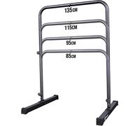 Eric Flag - Barra Calistenia Ajustable a Cuatro Alturas para Gimnasio en Casa, Calistenia y Musculación - Barra Dominadas Suelo de Acero Sólido, Estable y Multifuncional - Carga Máxima de 250 kg