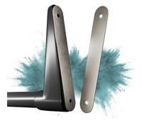 Erica Fijaciones adhesivas para barra de ducha, lo que hace que la perforación de agujeros en las baldosas sea superflua, pegamento i.Universal de i.Glue Systems incluido