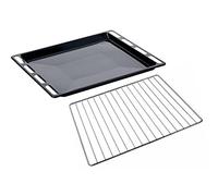 eRicambi® Kit de bandeja + rejilla para horno, compatible con los principales modelos Ariston Hotpoint Whirlpool Ignis Ikea, dimensiones: 446 x 365 (mm) no universal - ACMK6121 BS53X CP757GT