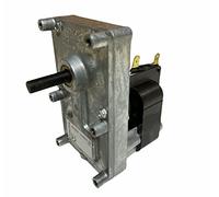 eRicambi, Motor de engranajes FB1331 para estufas de pellets serie T3, velocidad 5 rpm, paquete laminar 38 mm, diámetro del eje 8,5 mm, sentido de rotación horaria, alisado individual, con