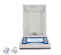 ERICAT Balanza Analítica De Laboratorio, Balanza De Laboratorio De Alta Precisión con Diseño De Pantalla Protectora, Valor Real De 0,1 MG Y Calibración Automática, para Laboratorio, Oro Y Joyería.