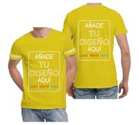 ERICAT Camiseta Personalizada, Camisetas Personalizado - Diseña tu Propio Modelo con Foto, Texto o Logo. Camisetas Personalizables para Hombres, Mujeres y Parejas