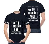 ERICAT Camiseta Personalizada para Hombres y Mujeres al por Mayor, Personalizado diseña tu Propia Camiseta para Parejas. - Añade imágenes, Fotos o Textos para Regalos