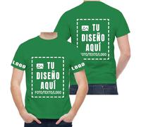 ERICAT Camiseta Personalizada para Hombres y Mujeres al por Mayor, Personalizado diseña tu Propia Camiseta para Parejas. - Añade imágenes, Fotos o Textos para Regalos
