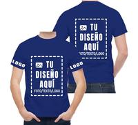 ERICAT Camiseta Personalizada para Hombres y Mujeres al por Mayor, Personalizado diseña tu Propia Camiseta para Parejas. - Añade imágenes, Fotos o Textos para Regalos