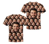 ERICAT Camisetas Personalizadas, Camiseta Personalizada - Agrega tu Propia Imagen, Texto o Logo. Camisetas Personalizables para Hombres y Mujeres